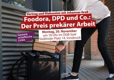 Foodora, DPD und Co.: Der Preis prekärer Arbeit