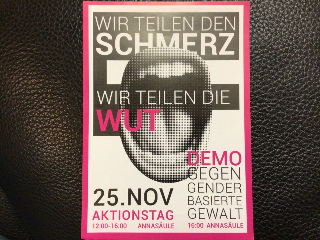 Demo gegen genderbasierte Gewalt