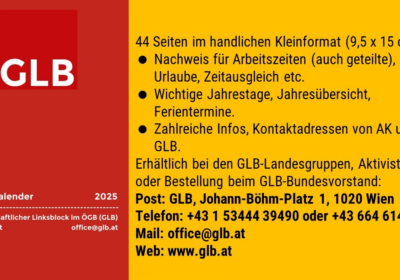 GLB-Kalender 2025