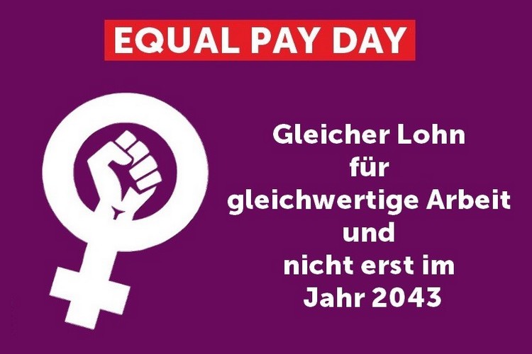 Equal Pay Day heuer am 11. Februar