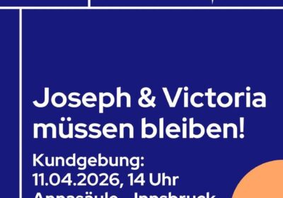Joseph und Victoria müssen bleiben