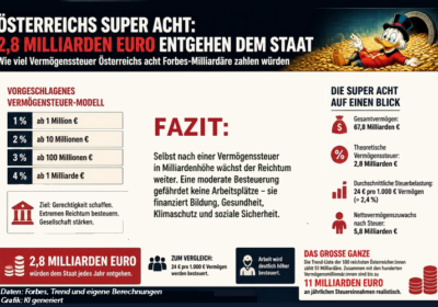 Rot-weiß-rote “Forbes-Super-Acht” und Vermögenssteuer